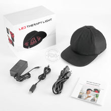 Load image into Gallery viewer, red-infrared-light-therapy-hat-what-is-included