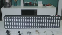 Load and play video in Gallery viewer, 1500 Watt Red Light Therapy Device / Near Infrared (NIR) Therapy Panel - 660nm 850nm - 300 Dual Chip Leds

